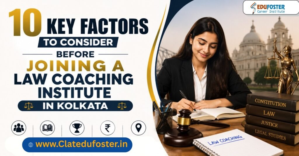 10 Key Factors to Consider Before Joining a Law Coaching Institute in Kolkata