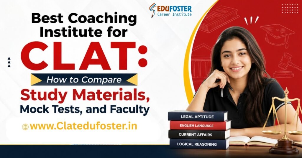 Best Coaching Institute for CLAT How to Compare Study Materials, Mock Tests, and Faculty