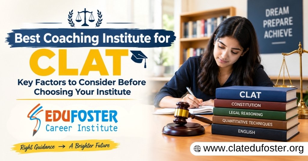 Best Coaching Institute for CLAT Key Factors to Consider Before Choosing Your Institute